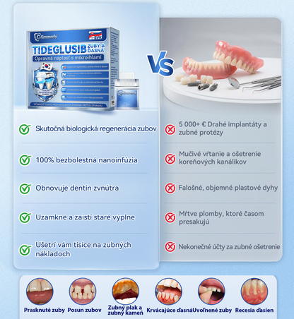 🦷 Glimmerly® TIDEGLUSIB ZUBY A ĎASNÁ Rýchlo rozpustné ústne pásiky Repair  | (🦷 Obnova skloviny a dentínu • Posilnenie ďasien • Odstránenie zubného kameňa a zápachu • Zastavenie citlivosti zubov) 3.0