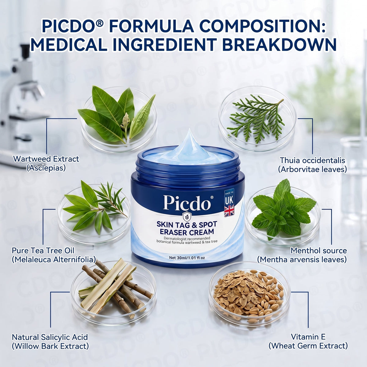Picdo®🌈 7-dňový krém na odstraňovanie kožných výrastkov a pigmentových škvŕn (Bezbolestné zloženie bez jaziev)🌈